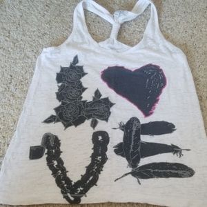 Two XS Nollie Racerback Tanks